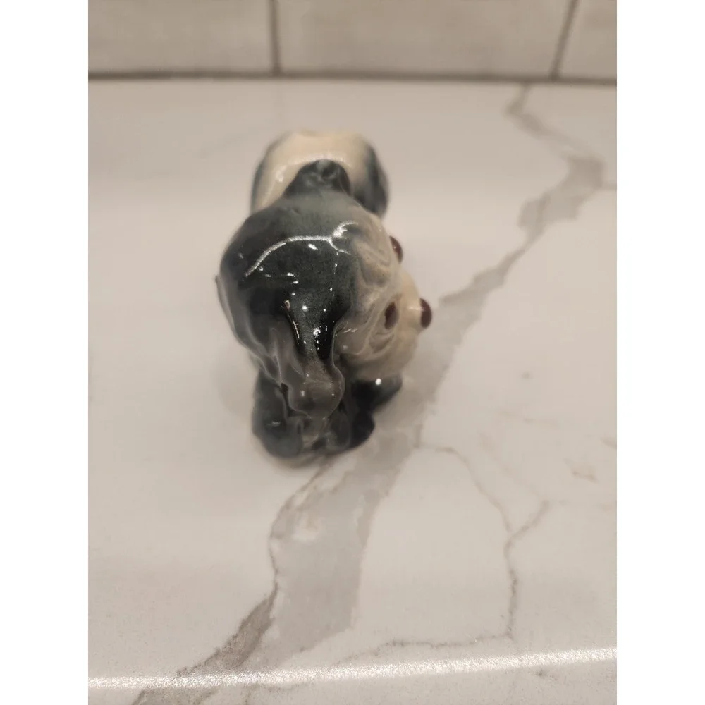 Vintage 1950s Shawnee Blue-Green Puppy Dog Cocker Spaniel Air Freshener Figurine